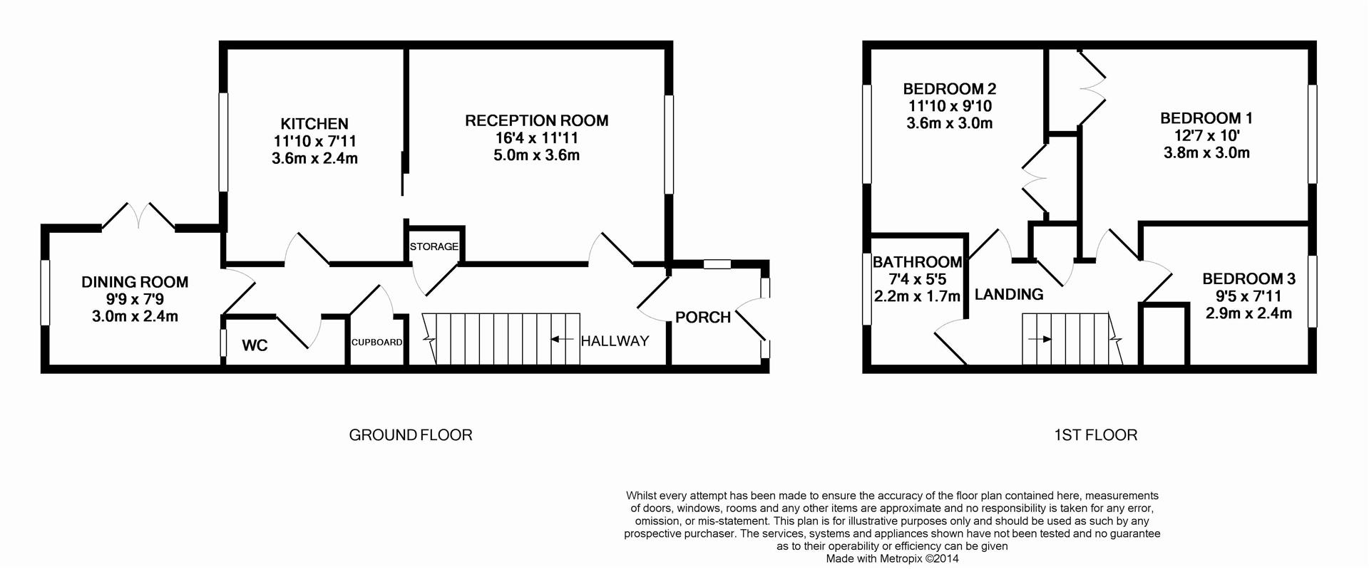 Floorplan for Rusper Road, Horsham